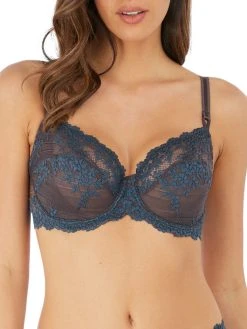 Wacoal Embrace Lace Underwire Bra - Nine Iron/Ensign Blue