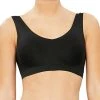Chantelle SoftStretch V-Neck Jersey Crop Top - Black