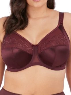 ELOMI Cate Full Cup Bra - Raisin