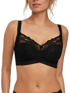 FANTASIE Jacqueline Lace Soft Cup Bra - Black