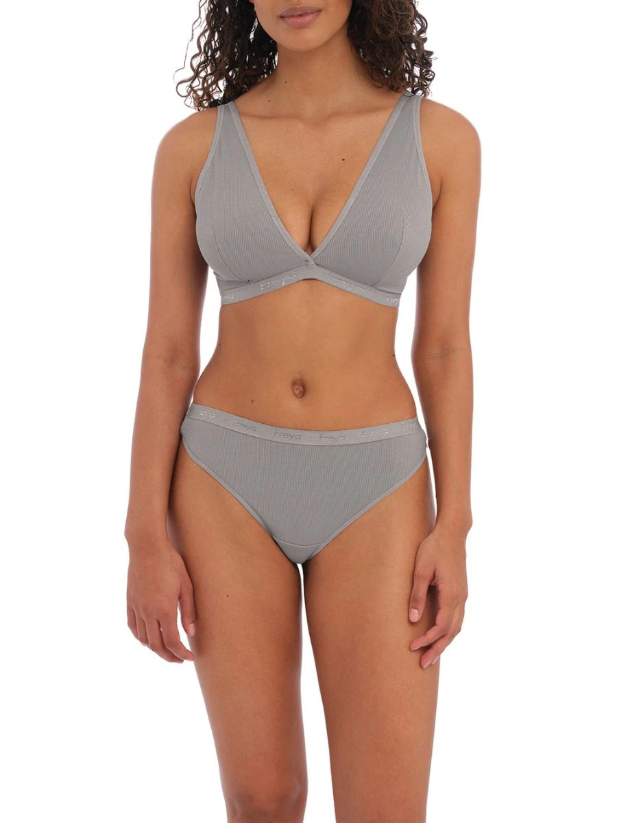 FREYA Chill Bralette - Cool Grey - Image 4