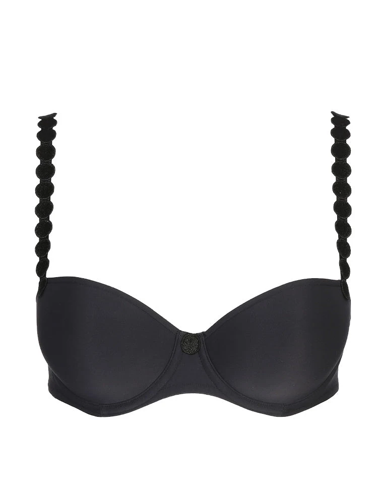 MARIE JO Tom Padded Balcony Bra - Charcoal - Image 4