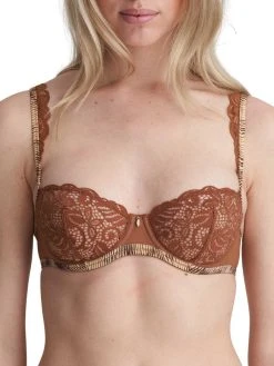 MARIE JO Amalie Seamed Balcony Bra - Bronzo D'oro