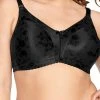Naturana Minimiser Soft Cup Bra - Black