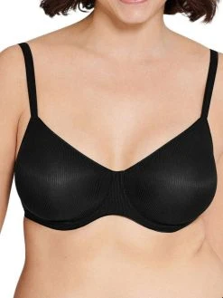 Naturana Balcony Bra - Black