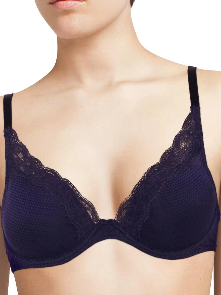 Passionata Brooklyn Plunge Bra - Midnight Blue