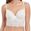 FREYA Soiree Lace Longline Bralette - White