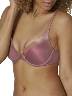Triumph Body Make-Up Soft Touch Half Cup Bra - Wild Raspberry