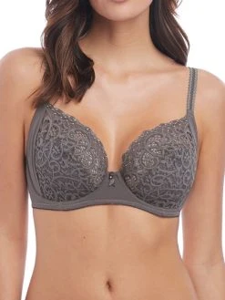 Wacoal Lace Essentiel Fuller Figure Bra - Soft Grey